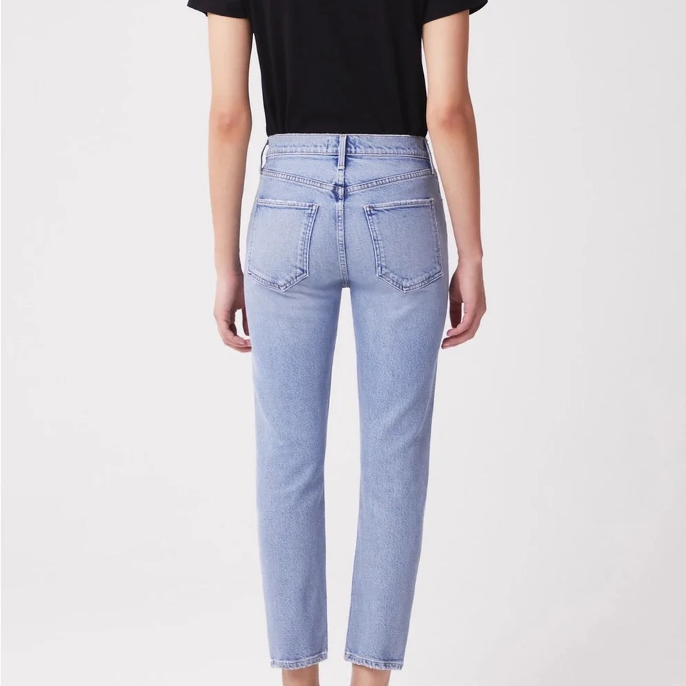 Agolde Riley High Rise Straight Crop - Picture 4 of 9